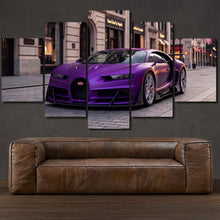 Load image into Gallery viewer, Bugatti Chiron Pur Sport Mat Armstrong 5-piece framed canvas print – wall art gift for sports car enthusiasts