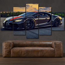 Laden Sie das Bild in den Galerie-Viewer, Bugatti Chiron Super Sport 5-piece framed canvas print – wall art gift for sports car enthusiasts