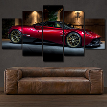 Load image into Gallery viewer, Pagani Huayra 5-piece framed canvas print – wall art gift for sports car enthusiasts