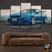 Load image into Gallery viewer, Nissan GT-R R34 Skyline Canvas FREE Shipping Worldwide!!