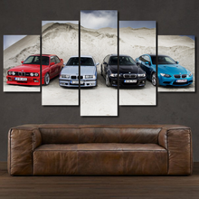 Load image into Gallery viewer, BMW M3 E30 E36 E46 E92 5-piece framed canvas print – wall art gift for sports car enthusiasts