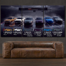 Load image into Gallery viewer, Nissan GT-R Skyline Nismo R35 R34 R33 R32 KPGC10 KPGC110 3-piece framed canvas print – premium motorsport wall art
