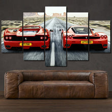 Load image into Gallery viewer, Ferrari Enzo F50 5-piece framed canvas print – wall art gift for sports car enthusiasts