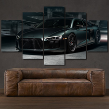 Load image into Gallery viewer, Audi R8 5-piece framed canvas print – wall art gift for sports car enthusiasts
