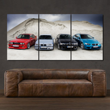 Load image into Gallery viewer, BMW M3 E30 E36 E46 E92 3-piece framed canvas print – premium motorsport wall art
