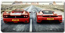 Load image into Gallery viewer, F50 &amp; Enzo Decorative License Plate FREE Shipping Worldwide!!