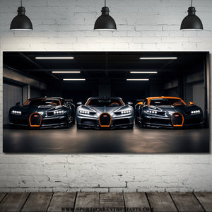 Bugatti Canvas FREE Shipping Worldwide!! - Sports Car Enthusiasts