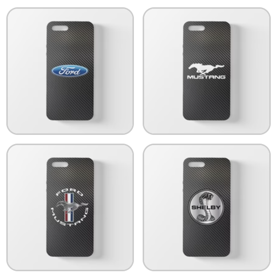 Coque iPhone en fibre de carbone Ford Mustang Shelby Cobra Livraison GRATUITE dans le monde entier !!