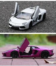 Laden Sie das Bild in den Galerie-Viewer, Lamborghini Aventador Alloy Car Model FREE Shipping Worldwide!!