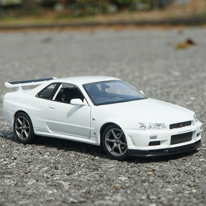 Nissan Skyline GTR R34 Alloy Car Model FREE Shipping Worldwide!!