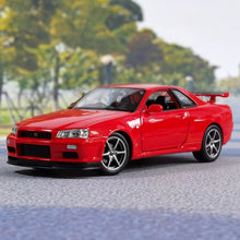 Load image into Gallery viewer, Nissan Skyline GTR R34 Alloy Car Model FREE Shipping Worldwide!!