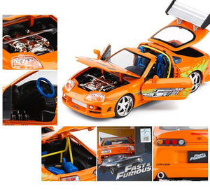 Fast and Furious Toyota Supra MK4 Alloy Car Model FREE Shipping Worldwide!!