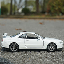 Laden Sie das Bild in den Galerie-Viewer, Nissan Skyline GTR R34 Alloy Car Model FREE Shipping Worldwide!!
