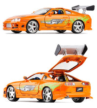 Laden Sie das Bild in den Galerie-Viewer, Fast and Furious Toyota Supra MK4 Alloy Car Model FREE Shipping Worldwide!!