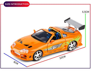 Fast and Furious Toyota Supra MK4 Alloy Car Model FREE Shipping Worldwide!!