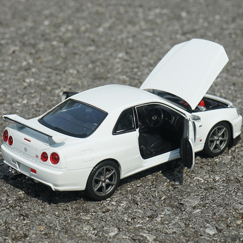 Nissan Skyline GTR R34 Alloy Car Model FREE Shipping Worldwide!!