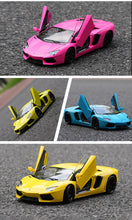 Laden Sie das Bild in den Galerie-Viewer, Lamborghini Aventador Alloy Car Model FREE Shipping Worldwide!!