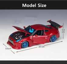 Laden Sie das Bild in den Galerie-Viewer, Nissan GTR Alloy Car Model FREE Shipping Worldwide!!