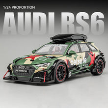 Laden Sie das Bild in den Galerie-Viewer, Audi RS6 Alloy Car Model FREE Shipping Worldwide!!
