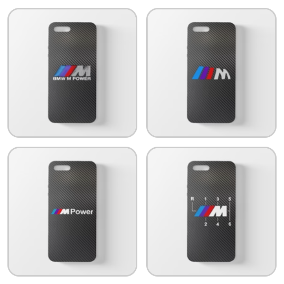 Coque iPhone en fibre de carbone BMW M Power, livraison gratuite dans le monde entier