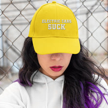 Load image into Gallery viewer, Electric Cars Suck Hat Cap FREE Shipping Worldwide!!