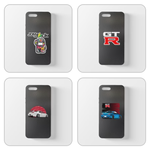 Coque iPhone en fibre de carbone Nissan GTR R34 Skyline JDM Livraison GRATUITE dans le monde entier !!