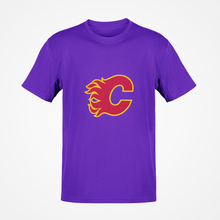 Load image into Gallery viewer, Calgary Flames NHL Premium Quality T-shirt FREE Shipping Worldwide!!