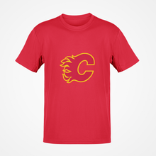 Load image into Gallery viewer, Calgary Flames NHL Premium Quality T-shirt FREE Shipping Worldwide!!