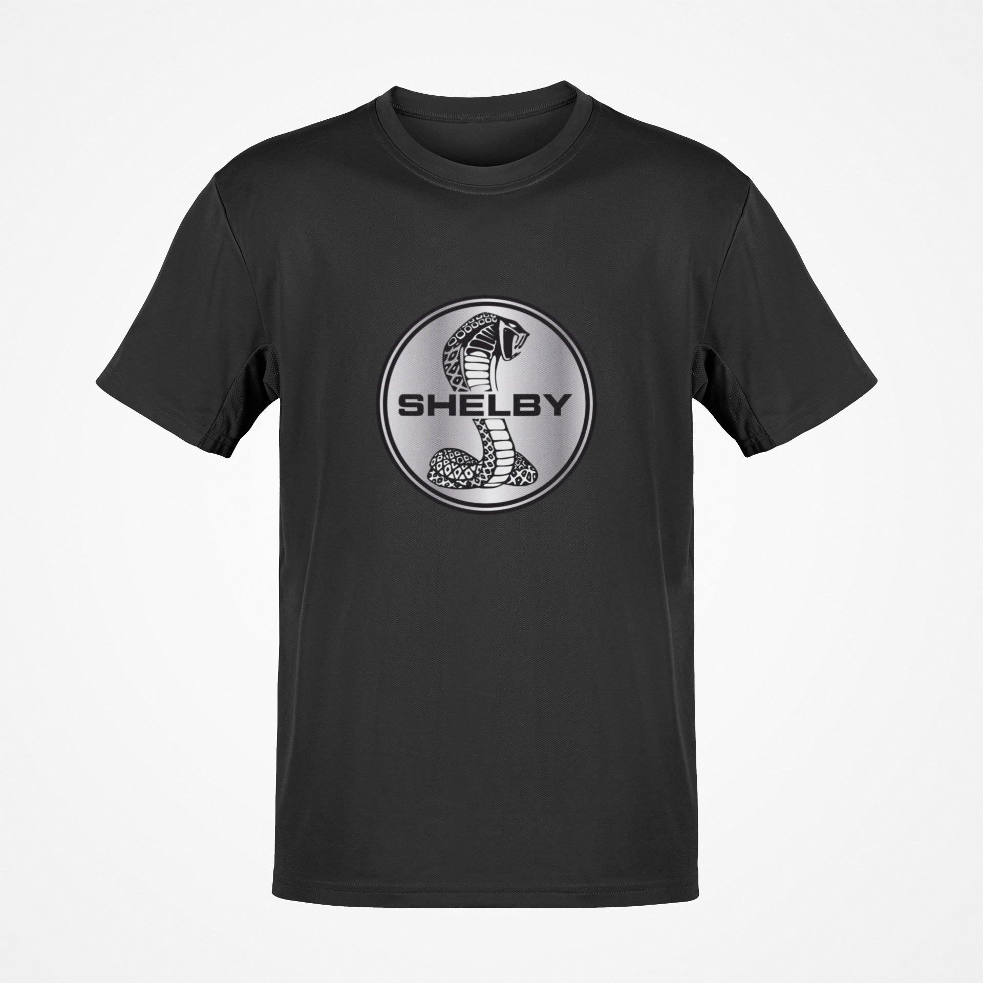 Official Ford Mustang Shelby Cobra Snake Logo T-Shirt - Black Cotton Tee 9 thumbnail image