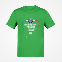 Load image into Gallery viewer, Alfa Romeo Premium Quality T-shirt FREE Shipping Worldwide!!