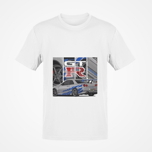 GT-R R34 Skyline Fast & Furious Premium Quality T-shirt FREE Shipping Worldwide!!