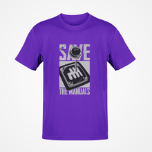 Charger l&#39;image dans la galerie, T-shirt de qualité supérieure Save The Manuals Livraison GRATUITE dans le monde entier !!