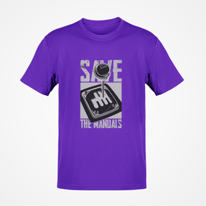 T-shirt de qualité supérieure Save The Manuals Livraison GRATUITE dans le monde entier !!