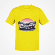 Laden Sie das Bild in den Galerie-Viewer, Tesla Model 3 T-Shirt in Premiumqualität. KOSTENLOSER Versand weltweit!!