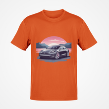 Laden Sie das Bild in den Galerie-Viewer, Tesla Model 3 T-Shirt in Premiumqualität. KOSTENLOSER Versand weltweit!!