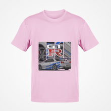 Load image into Gallery viewer, GT-R R34 Skyline Fast &amp; Furious Premium Quality T-shirt FREE Shipping Worldwide!!