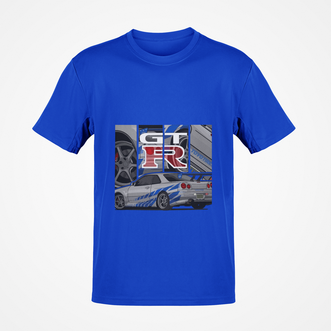 GT-R R34 Skyline Fast & Furious Premium Quality T-shirt FREE Shipping Worldwide!!