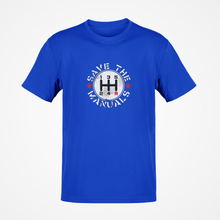 Load image into Gallery viewer, Save The Manuals Premium Quality T-shirt FREE Shipping Worldwide!!