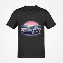 Laden Sie das Bild in den Galerie-Viewer, Tesla Model 3 T-Shirt in Premiumqualität. KOSTENLOSER Versand weltweit!!