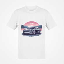 Laden Sie das Bild in den Galerie-Viewer, Tesla Model 3 T-Shirt in Premiumqualität. KOSTENLOSER Versand weltweit!!