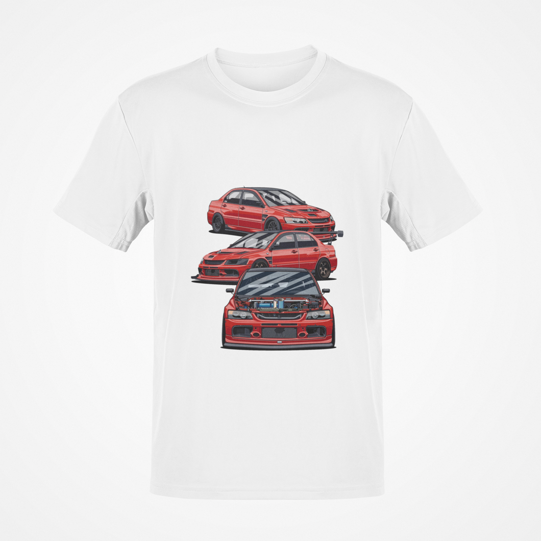 Mitsubishi Lancer Evolution 9 Premium Quality T-shirt FREE Shipping Worldwide!!