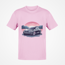Laden Sie das Bild in den Galerie-Viewer, Tesla Model 3 T-Shirt in Premiumqualität. KOSTENLOSER Versand weltweit!!