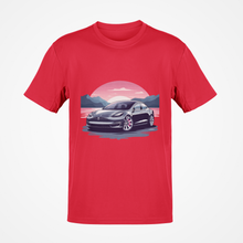 Laden Sie das Bild in den Galerie-Viewer, Tesla Model 3 T-Shirt in Premiumqualität. KOSTENLOSER Versand weltweit!!