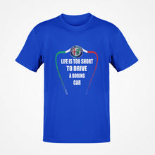 Load image into Gallery viewer, Alfa Romeo Premium Quality T-shirt FREE Shipping Worldwide!!