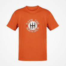 Load image into Gallery viewer, Save The Manuals Premium Quality T-shirt FREE Shipping Worldwide!!
