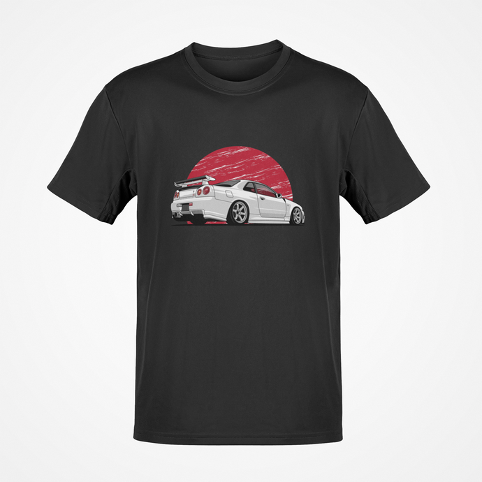 Nissan GT-R R34 Skyline Premium Quality T-shirt FREE Shipping Worldwide!!