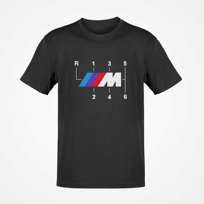 BMW M Shifter Premium Quality T-shirt FREE Shipping Worldwide!!