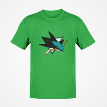 Load image into Gallery viewer, San Jose Sharks NHL Premium Quality T-shirt FREE Shipping Worldwide!!