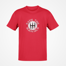 Load image into Gallery viewer, Save The Manuals Premium Quality T-shirt FREE Shipping Worldwide!!