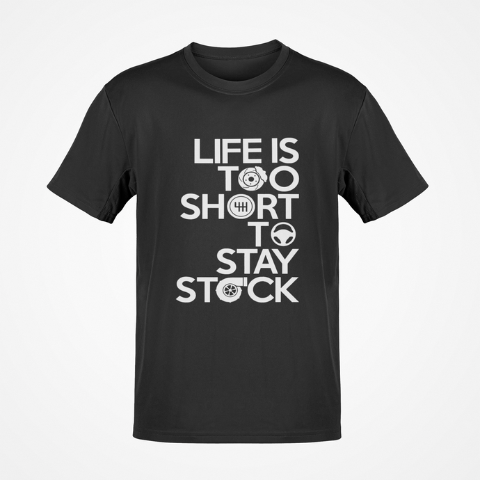 Life is to short to stay stock Premium Quality T-shirt FREE Shipping Worldwide!!